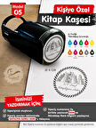 Kişiye Özel İsim Yazılı Kitap Kaşesi - İsme Özel Kitap Mühürü M5-T648