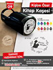 Kişiye Özel İsim Yazılı Kitap Kaşesi - İsme Özel Kitap Mühürü M9-T652