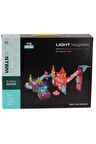 Kız Erkek Çocuk Oyuncak Magnetic Tiles Light Version 75 Parça Kız Erkek Çocuk Oyuncak Eğitici Oyunca