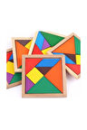 Kız Erkek Çocuk Eğlenceli Oyuncaklar Ahşap Tangram Oyuncak