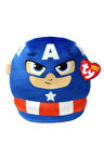 Kız Erkek Çocuk Oyuncak Ty Squishy Beanies Kaptan Amerika Yastık 25cm Kız Erkek Çocuk Oyuncak Eğitic