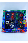 Kız Erkek Çocuk Eğlenceli Oyuncaklar Pijamaskeliler Pjmasks Figür Oyuncakları 10 Lu Set