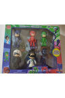 Kız Erkek Çocuk Eğlenceli Oyuncaklar Pjmasks 6'lı Pijamaskeliler Figür Seti