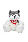 1030 Oturan Husky Atkılı Köpek 30cm Kız Erkek Çocuk Oyuncak Eğitici Oyuncaklar