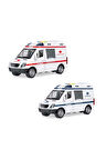 1:16 Sürtmeli Sesli Işıklı Ambulans Ve Polis Arabası Kız Erkek Çocuk Oyuncak Eğitici Oyuncaklar