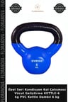 Özel Seri Kondisyon Kol Çalışması Vücut Geliştirme KETTLE-6 kg PVC Kettle Dambıl 6 kg