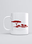 UADAC AFRICAN SAFARI RED KUPA MUG
