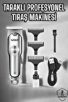 Tıraş Makinesi Paslanmaz Çelik Taraklı Güçlü Motor