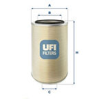 Ufı 27.544.00 Hava Filtresi Iveco Eurostar-Eurotech-Eurotrakker-Stralıs 03>