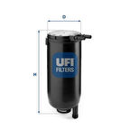 Ufı 31.071.00 Mazot Filtresi Kutu Daıly IV 2.3 3.0 06>14 Fuso Canter Tfa 3.0 12> 146Ps 175Ps 05> Temsa Prestıj F1A F1C