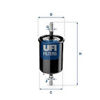 Ufı 31.843.00 Yakıt Filtresi