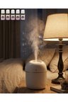 SAYARMRKT Mini Nemlendirici Beyaz 20W USB LED Aydınlatmalı Otomatik Kapanma Sessiz Çalışma