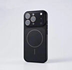 Apple iPhone 11 Uyumlu MagSafe Kılıf – 17 Pro Max Kamera Görünümlü Lens Korumalı Kapak