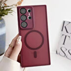 Samsung Galaxy S25 Uyumlu Magsafe Lens Korumalı Kılıf