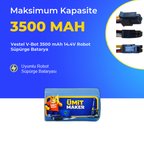 Vestel V-Bot 3500 mAh 14.4V Robot Süpürge Batarya