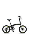 Ümit Bisiklet 2037 FOLDING 2D 20 inç 6 vites Şehir Bisikleti Siyah Sarı