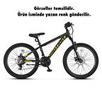 Ümit 2478  Motıon 2D Disk fren Erkek Bisikleti 24 Jant 21 Vites Siyah Yeşil
