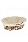6 Ad.oval Hasır Ip Örme Ekmek Sepeti 1521ax6