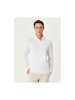 Beymen club Comfort Fit Beyaz Polo Sweatshirt