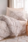 Kolay Ütülenir Kahverengi Tek Kişilik Nevresim Takımı  Yumuşak Dayanıklı ve Hızlı Kuruyan