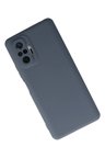 Uray store Xiaomi Redmi Note 10 Pro Kılıf Nano içi Kadife Silikon - Gri
