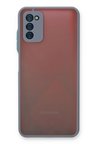 Uray store Samsung Galaxy A03S Kılıf Montreal Silikon Kapak - Gri