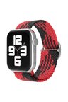Uray store Apple Watch 42mm Star Kordon - Kırmızı-Siyah