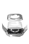 Uray store Apple Watch 44mm Metal Petek Kasalı Kordon - Gümüş