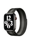Uray store Apple Watch 38mm Metal Mıknatıslı Kordon - Siyah-Beyaz