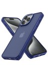Uray store Apple iPhone 15 Pro Max Kılıf Elegant Kapak - Lacivert