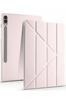Uray store Samsung Galaxy X610 Tab S9 FE Plus 12.4 Kılıf Kalemlikli Mars Tablet Kılıfı - Rose Gold