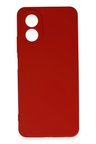 Uray store Oppo A38 Kılıf First Silikon - Kırmızı