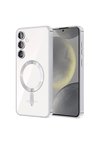 Uray store Samsung Galaxy S23 Kılıf Kross Magneticsafe Kapak - Titan Gri