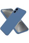 Uray store Samsung Galaxy A06 Kılıf First Silikon - Mavi