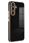 Uray store Samsung Galaxy A56 Kılıf Volet Silikon - Siyah