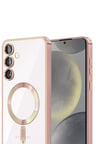 Uray store Samsung Galaxy A15 4G Kross Magneticsafe Kapak - Rose