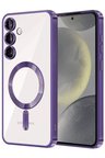 Uray store Samsung Galaxy A55 5G Kross Magneticsafe Kapak - Mor