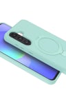 Uray store Samsung Galaxy A56 Regal Magsafe Standlı Kapak - Su Yeşili