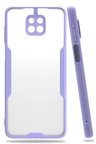 Newface Xiaomi Redmi Note 9S Kılıf Platin Silikon - Lila