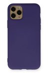 Newface Apple iPhone 11 Pro Max Kılıf Nano içi Kadife Silikon - Mor