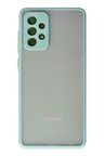 Newface Samsung Galaxy A72 Kılıf Montreal Silikon Kapak - Turkuaz