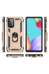 Newface Samsung Galaxy A33 5G Kılıf Sofya Yüzüklü Silikon Kapak - Gold