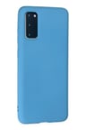 Newface Samsung Galaxy S20 Kılıf Nano içi Kadife Silikon - Mavi
