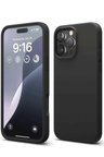Newface Apple iPhone 16 Pro Max Kılıf Nano içi Kadife Silikon - Siyah