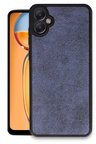 Newface Samsung Galaxy A06 Kılıf Aras Deri Kapak - Lacivert