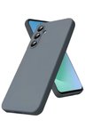 Newface Samsung Galaxy S25 FE Kılıf Nano içi Kadife Silikon - Gri