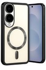 Newface Samsung Galaxy S25 Edge Kross Magneticsafe Kapak - Siyah