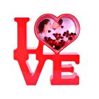 Love Fotoğraflı Kar Küresi