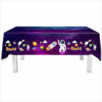 UZAY TEMALI MASA ÖRTÜSÜ 120x180 cm