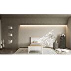 Uren Modern İnci Beyaz Tek Kişilik Karyola 90x200